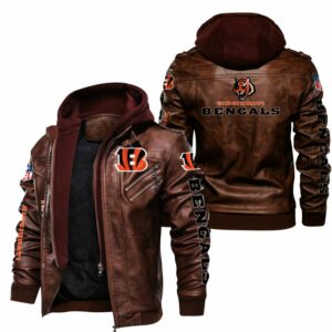 Best Cincinnati Bengals Leather Jacket Gift For Fans