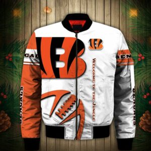 Cincinnati Bengals Bomber Jacket Fashion Winter Coat For Big Fans