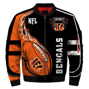 Cincinnati Bengals Bomber Jacket Fashion Winter Coat For Awesome Fans