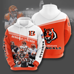 Great Cincinnati Bengals 3D Printed Hooded Pocket Pullover Hoodie Gift For Fans
