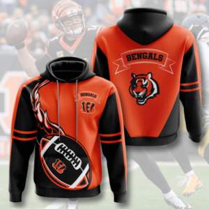 Best Cincinnati Bengals 3D Printed Hooded Pocket Pullover Hoodie For Awesome Fans