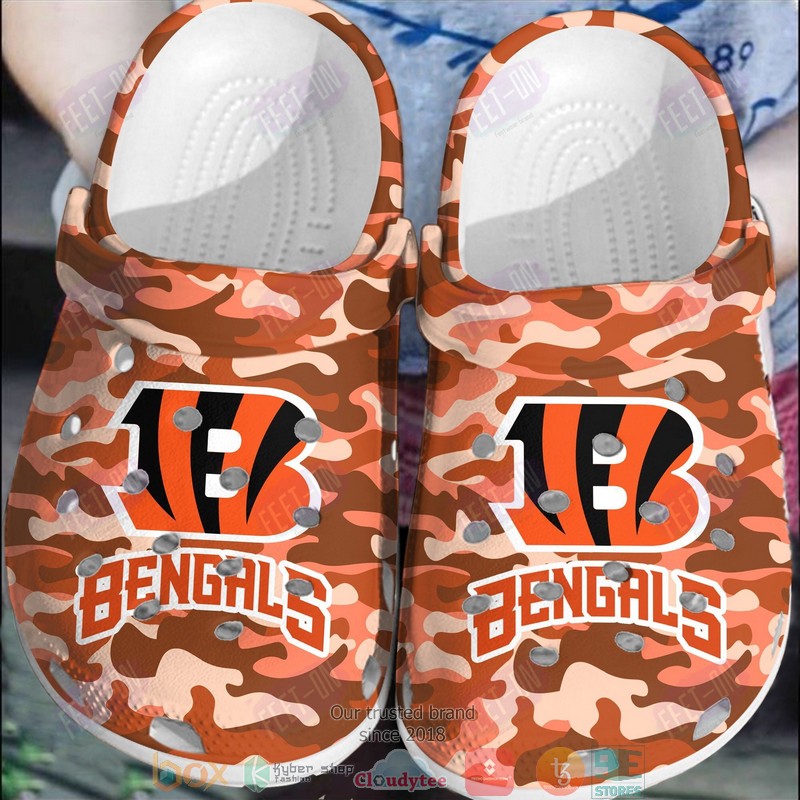 Cincinnati Bengals Crocs Crocband Shoes - Bengalsfanhome.com